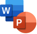 Microsoft Word and Microsoft Powerpoint